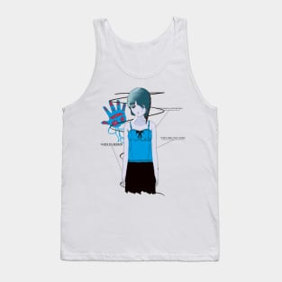 Serial Experiments Lain ''PSYCHE'' V2 Tank Top